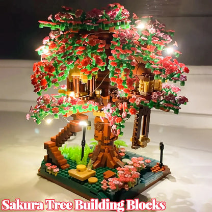 Mini Sakura Tree Building Blocks