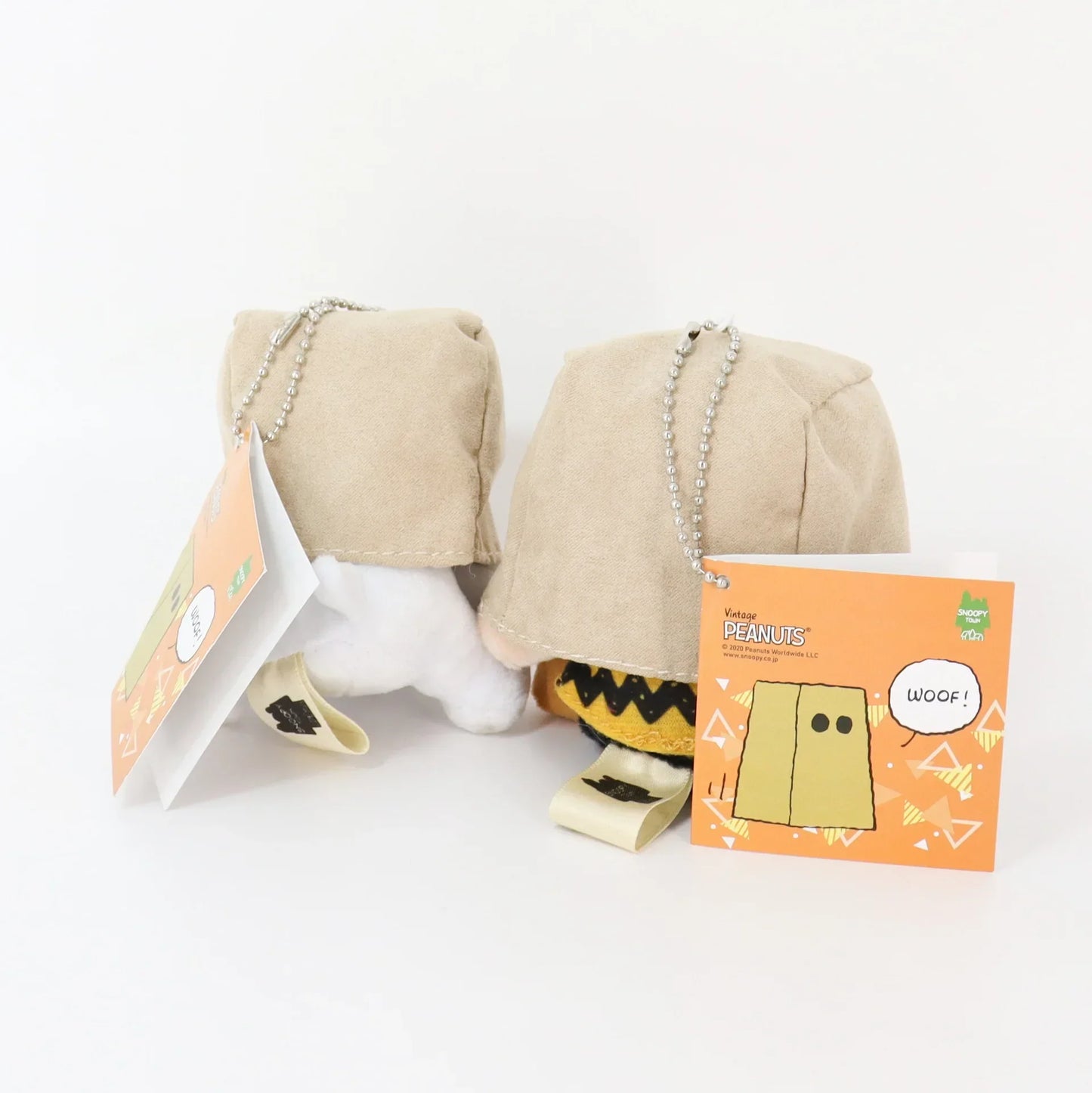 Snoopy & Charlie Cartoon Pendant Doll Keychain - Cute Anime Gift