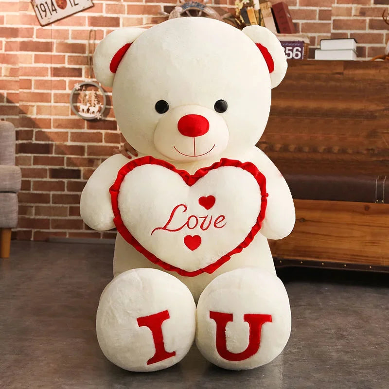 Big LOVE Plush Bear - Giant Soft Toy for Birthdays & Valentine's Gifts