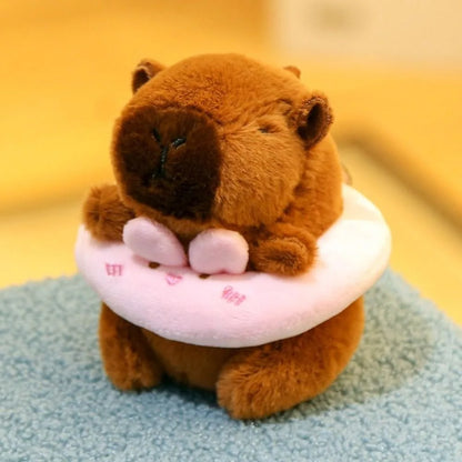 Capybara Plush Toy with Hoodie and Wings Mini Soft Stuffed Doll