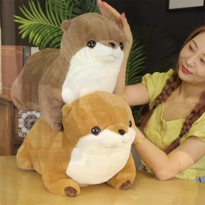 Cute 50cm Realistic Otter Plush Toy - Soft & Cuddly Gift for Kids