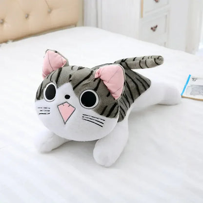 Cute Cat Plush Toy - Soft Cheese Doll for Kids