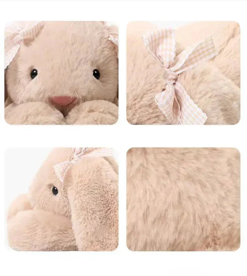 35cm Shy Rabbit Plush Pillow Soft Stuffed Doll