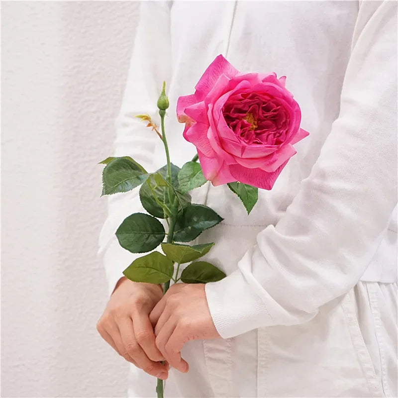 Real Touch Austin Latex Rose Bouquet Set of 5