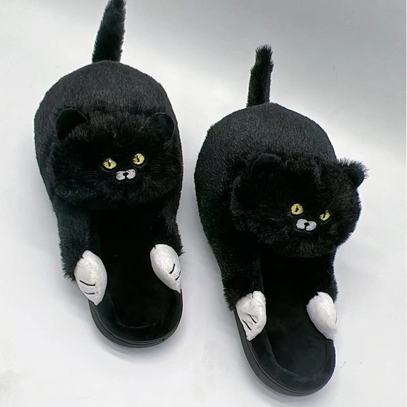 Cuddly Kitty Cat Slippers