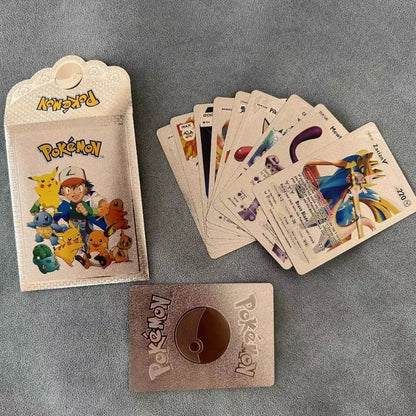 10Pcs Pokemon Cards Vmax GX Color Energy Card