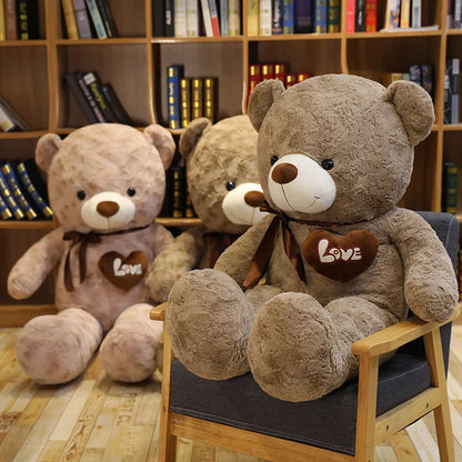 Two-Tone Love Teddy Bear Plush