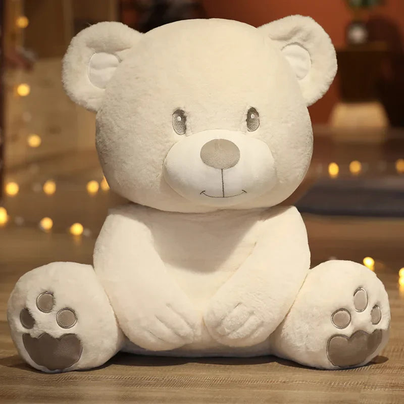 Classic White Teddy Bear Plush Toy 25cm