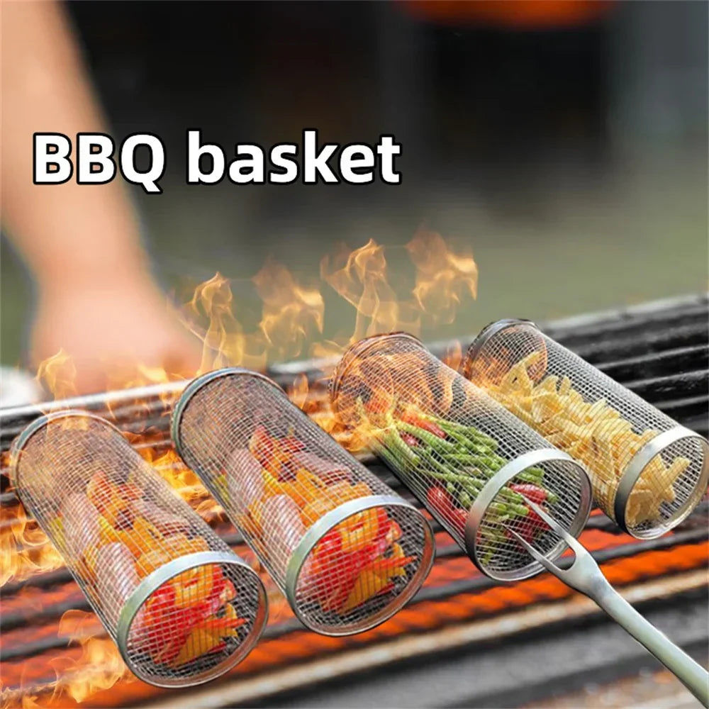 Grillease Rolling Bbq Basket