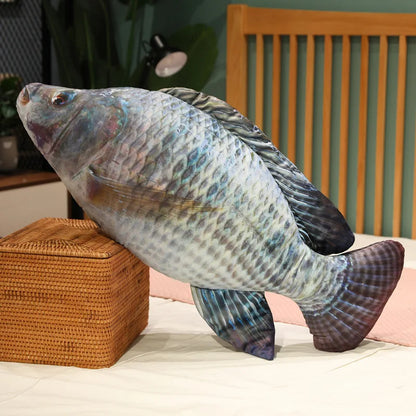 Funny Fish Plush Toy - Soft Carp Pillow for Kids & Creative Sleep Cushion