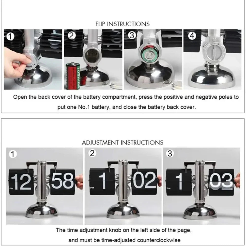 Retro Automatic Flip Clock