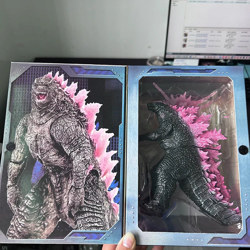 Empire King of the Monsters Godzilla Evolved Ver Pink Back Action Figure