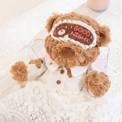 Kawaii Pajama Bear Plush Sleep Companion