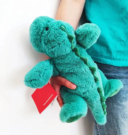 Cute 35cm Green Dinosaur Plush Toy - Soft Comfort Doll for Kids' Gifts