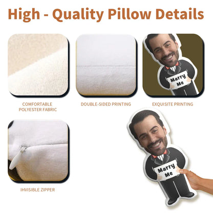 Personalized Photo Plush Pillow