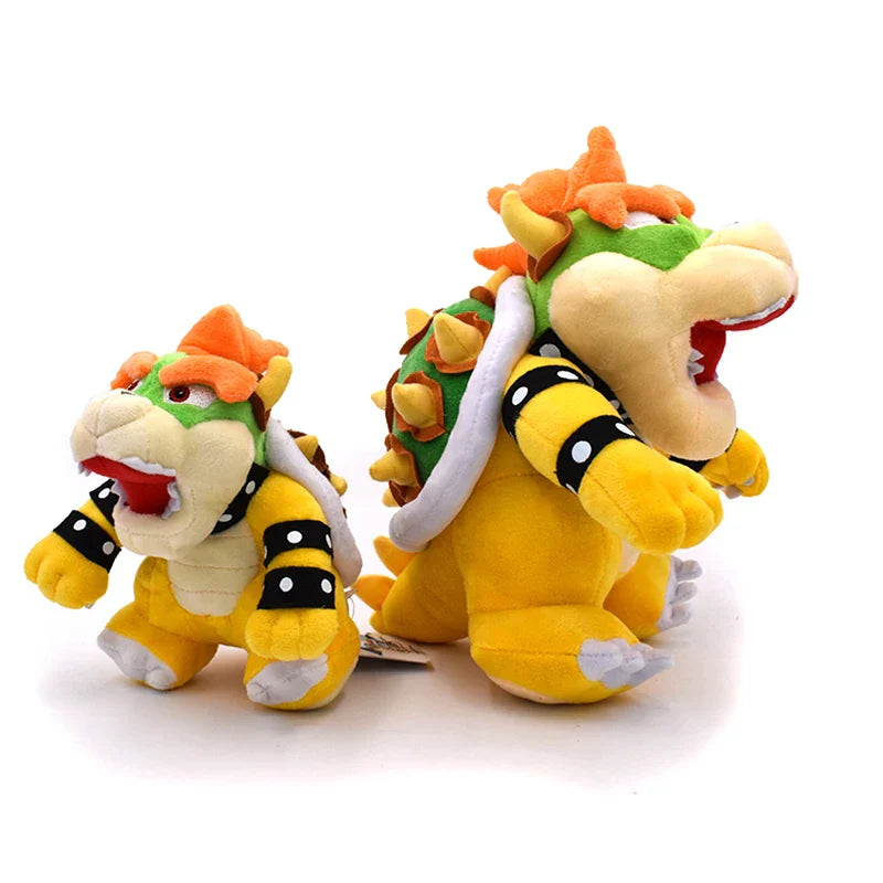 Super Mario Bros Plush Toys - Adorable Bowser Jr, Meowser & Lemmy Dolls