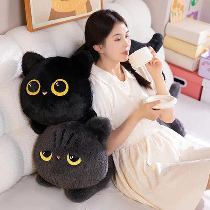 Cute Cat Lying Plush Sofa Pillow