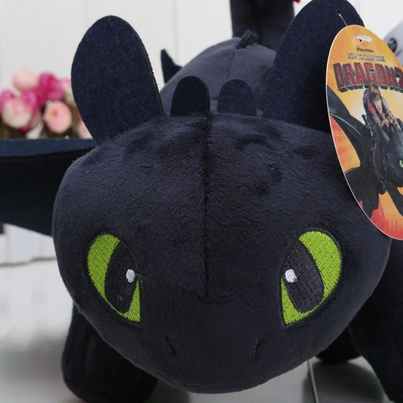 Kawaii 35cm Plush Dragon Toy - Adorable Stuffed Dinosaur for Kids' Gifts