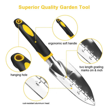 Ergonomic Garden Hand Tool Set - Cultivate With Comfort