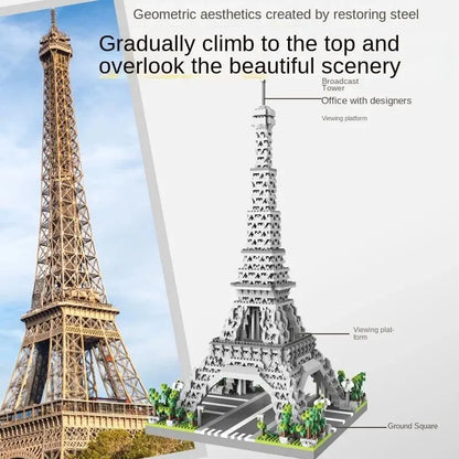 Paris Tower Street View Building Block