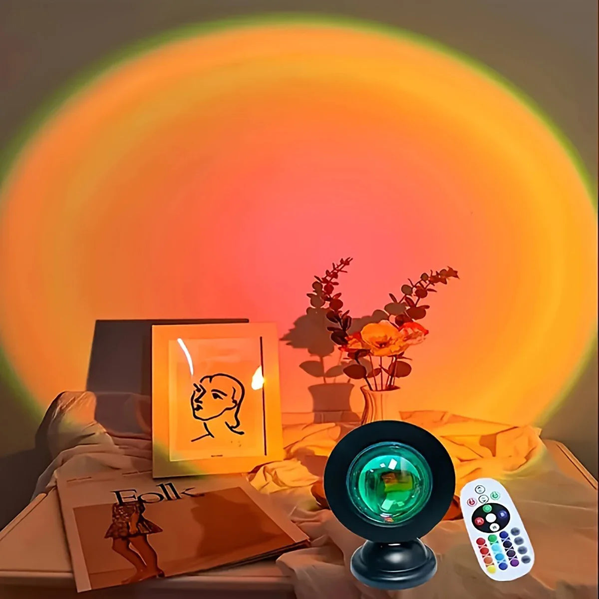 Create a Serene Evening Ambiance with Blissful Sunset Lighting