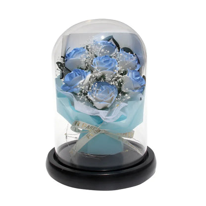 Eternal Rose Starry Glass Dome Decor