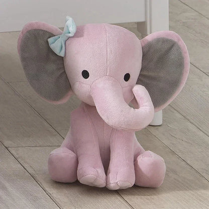 Gray Elephant Plush - 25cm Soft Stuffed Toy for Kids and Nursery Decor