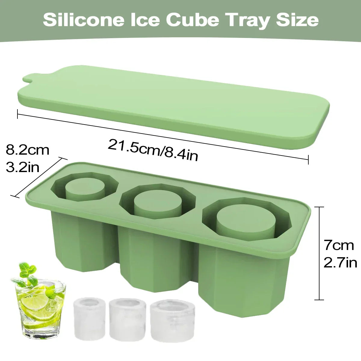 Stanley Cup Silicone Ice Mold With Lid