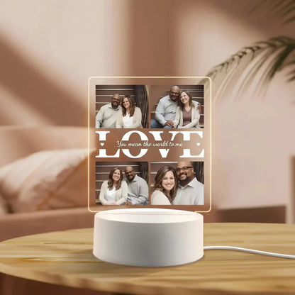 Personalized Photo Acrylic Night Light Plaque
