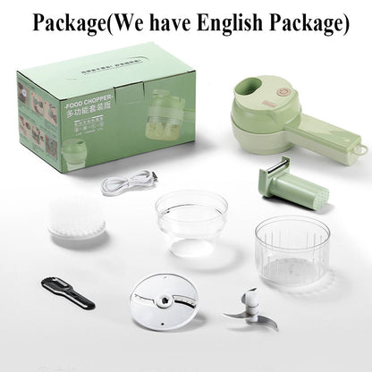 4-In-1 Kitchen Electric Cutter Set