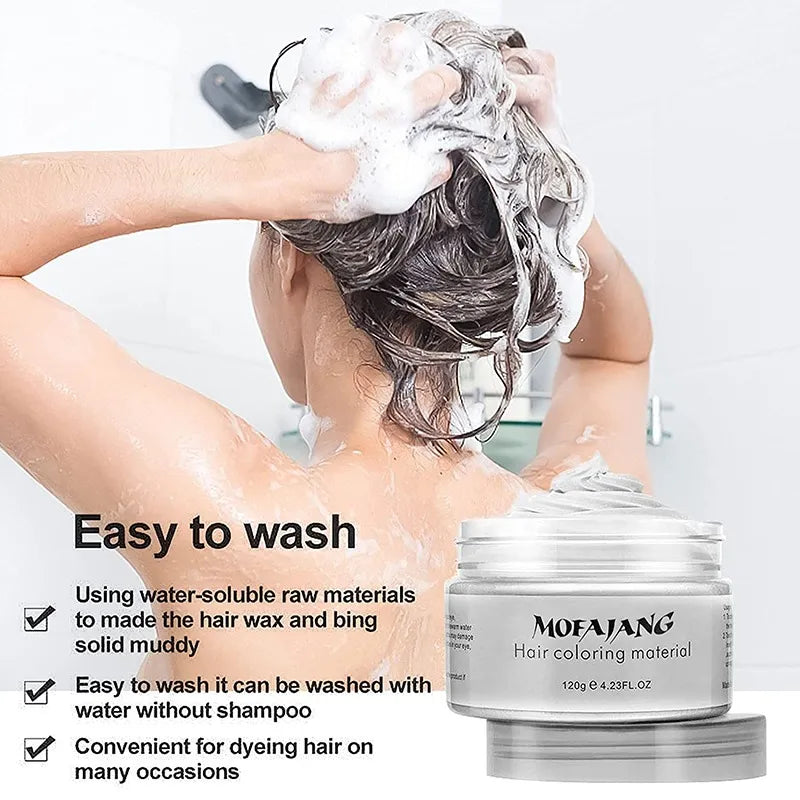 2 In 1 Stylish And Temporary Color Hair Wax