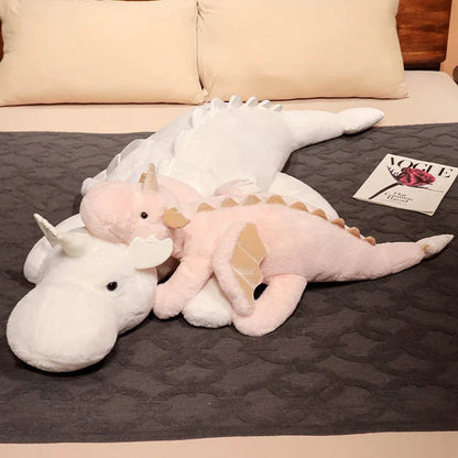Giant Plush Unicorn Dinosaur Hug Pillow Soft Stuffed Toy