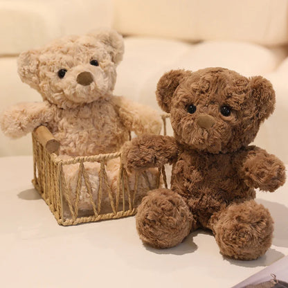30cm Twisted Teddy Bear Plush Toy Soft Stuffed Animal for Kids