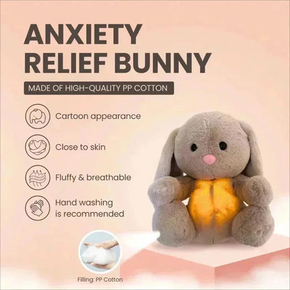 Capybara Breathing Plush Toy with Soothing Music and Light for Baby Sleep
