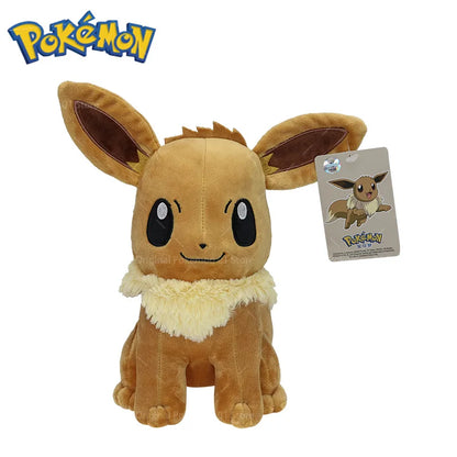 Kawaii 27cm Eevee Plush Toy - Soft Stuffed Animal for Kids' Gifts