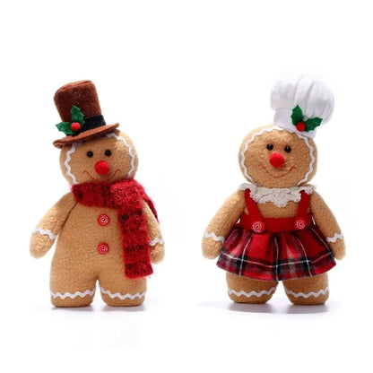 Kawaii Gingerbread Plush Toy - Adorable Christmas Ornament for All!