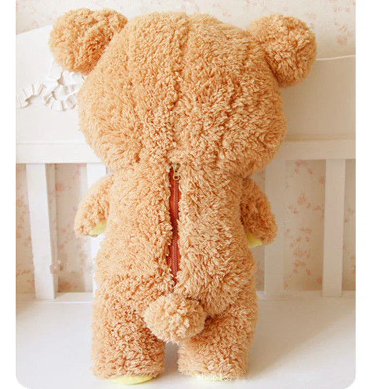 Kawaii Relax Bear Plush Cushion 60cm 80cm