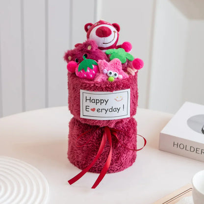 Kuromi Plush Flower Bouquet Kawaii Stuffed Doll