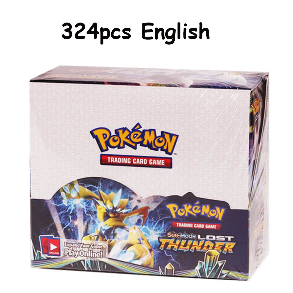 324Pcs Pokemon Cards Sun & Moon XY Evolutions Pokemon Booster Box Collectible Tradiner Card Game