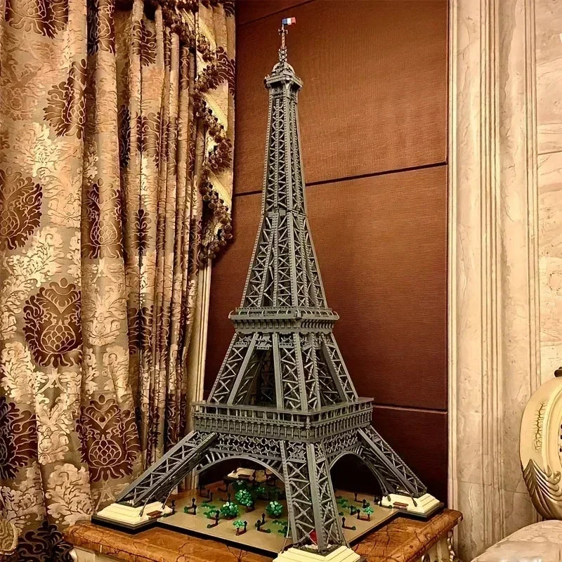 10001Pcs Eiffel Tower Bulding Blocks 1.5M Compatible Tall Model Bricks