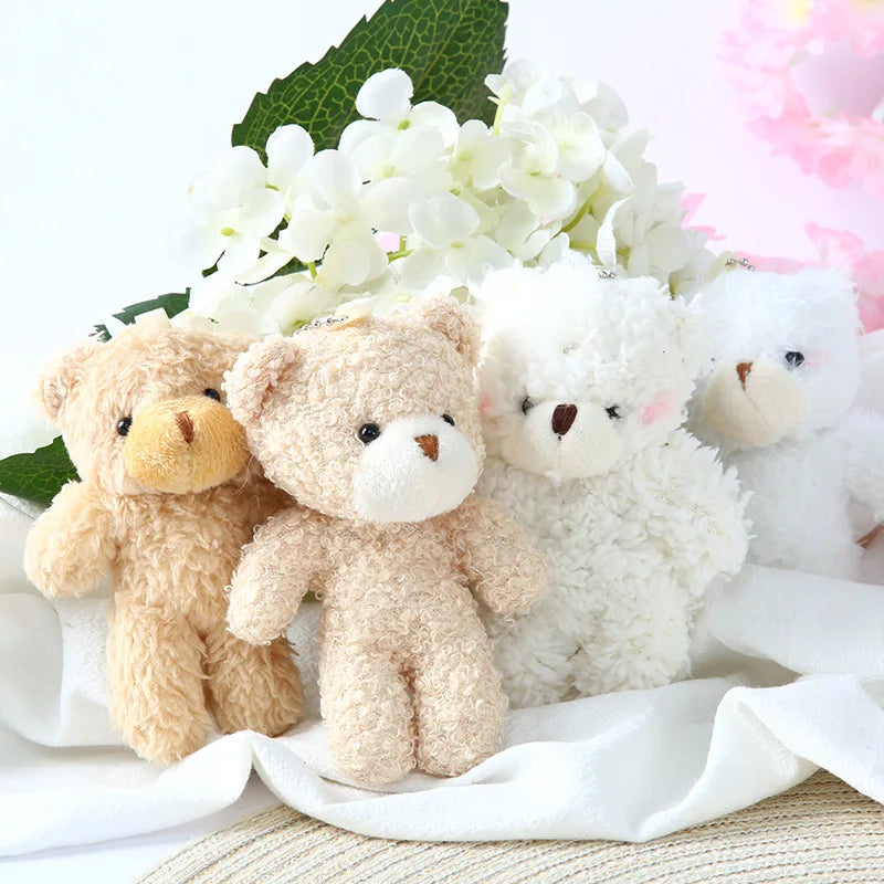 Mini Blush Teddy Plush Keychain Doll