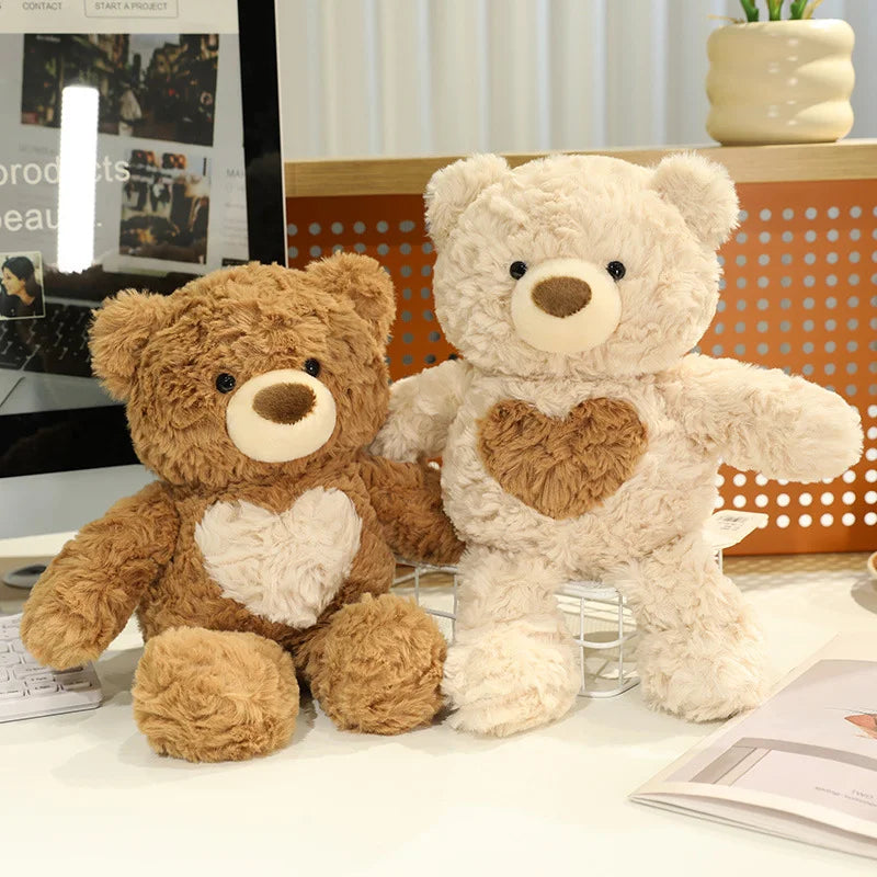 Christmas Teddy Bear Plush Toy Cute Stuffed Gift 28cm