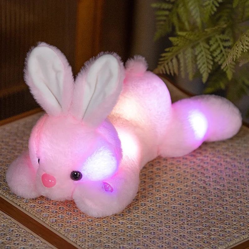 Cartoon Rabbit Plush Toy Soft Stuffed Doll Pillow for Kids and Home Decor