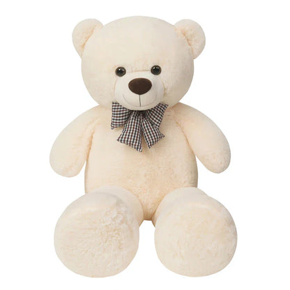 Giant 105cm Soft Teddy Bear - Adorable Plush Hugging Pillow for Kids