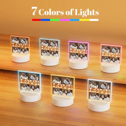 Personalized Photo Acrylic Night Light Plaque
