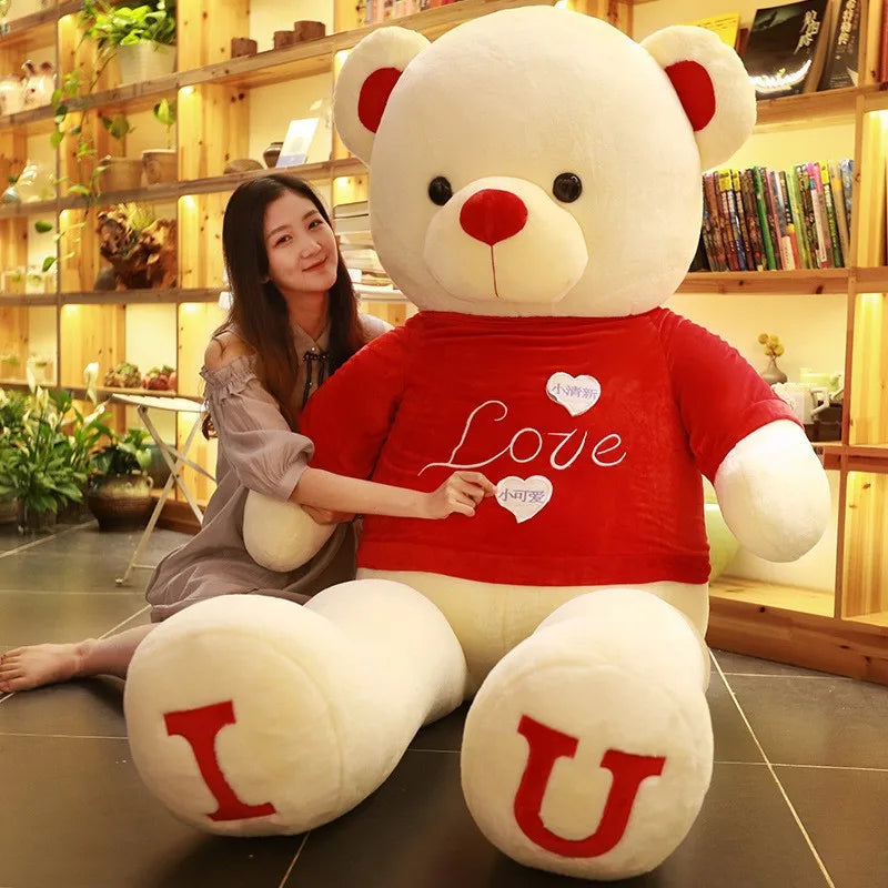 Giant 100cm Plush Teddy Bear - Soft Stuffed Animal for All Occasions