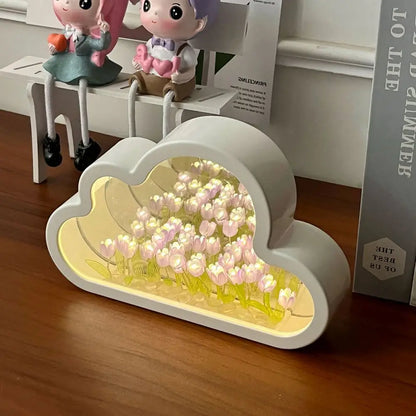 Tulip Flower Sea Night Atmosphere Lamp