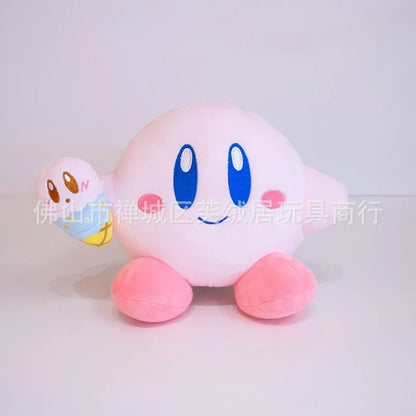 Kawaii Star Kirby Plush Toy - Adorable Ghost & Heart Doll for Kids