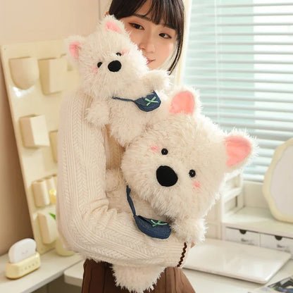 Cute West Highland Terrier Plush Toy - Adorable Puppy Doll for Kids & Gifts