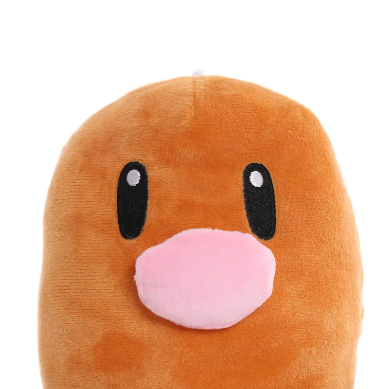 Soft Plush Diglett Toy - Perfect Gift for Kids & Pokemon Fans!